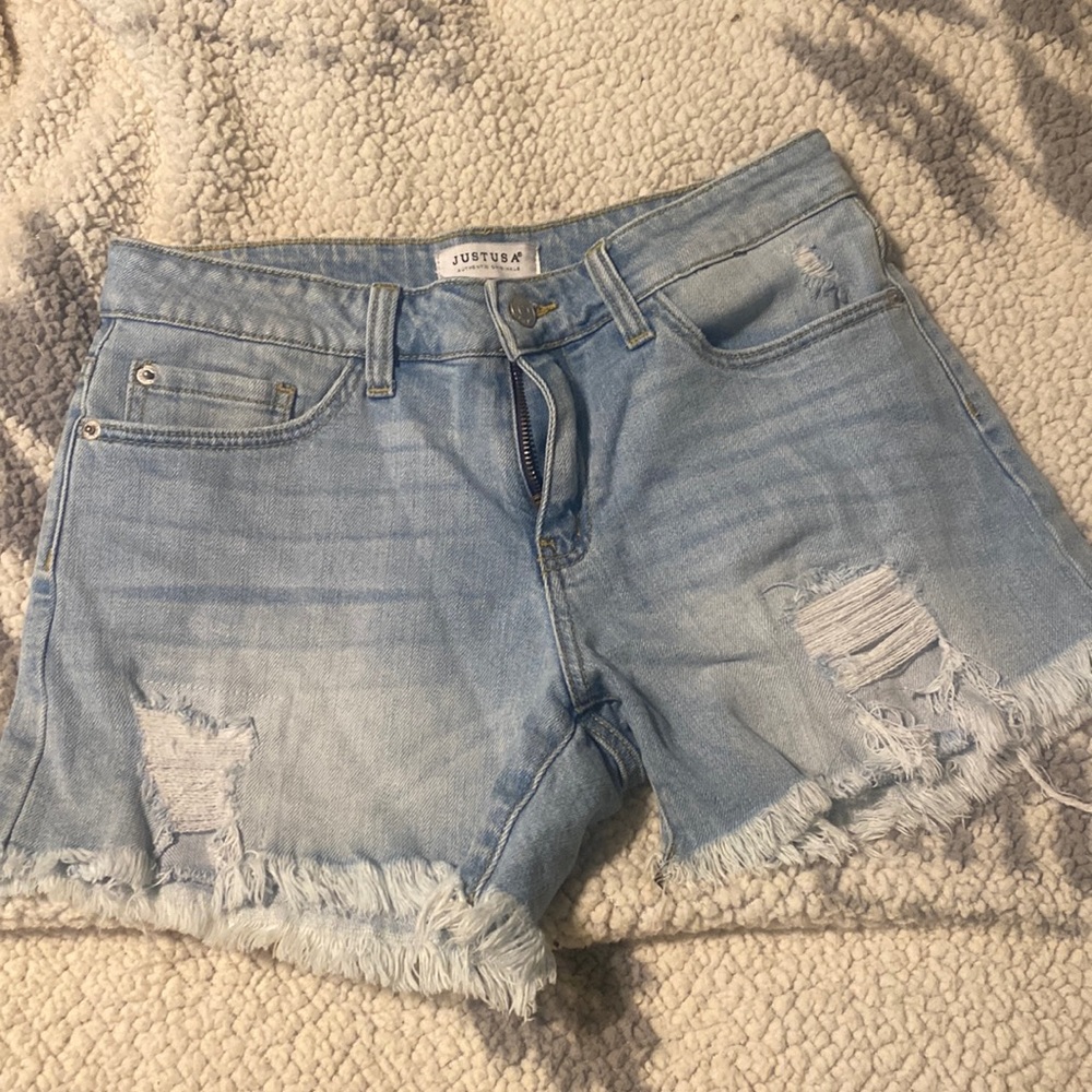 just usa denim shorts small